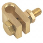 CLAMP FOR EARTH ROD 3/8"       BRASS
