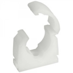 PLASTIC PIPE CLIP 28MM SINGLE  HINGED TS28 TALON