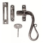 CASEMENT FASTENER LOCKING SHEP CROOK PEWTER EFFECT PE1006RH
