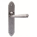 MORTICE LATCH FURNITURE GOTHIC STYLE PEWTER EFFECT PE5505