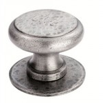 DOOR KNOB ROUND CENTRE         PEWTER EFFECT PE5550 discont