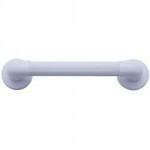 GRAB RAIL FLUTED WHITE 450 X   35MM PLASTIC BS8300