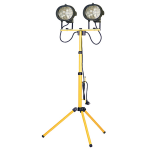 TWIN FLOODLIGHT & TELESCOPIC STAND 2 X 500W 240V