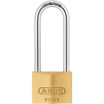 PADLOCK BRASS DOUBLE BOLTED    LONG SHACKLE 65/50/80 ABUS