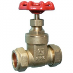 GATE VALVE 15MM COMPRESSION    BS5154