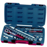 1/4 1/2 SQUARE DRIVE SOCKET    SET METRIC 72 PIECE T1272 TENG