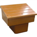 GAS METER BOX - SEMI BURIED - BROWN 480X430X330 MM