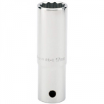 1/2 SQUARE DRIVE DEEP SOCKET   17MM 12 POINT 33735 DRAPER