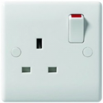SWITCH SOCKET OUTLET 13 AMP    1 GANG 821DP NEXUS