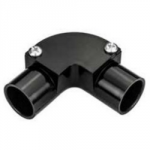 20MM PVC CONDUIT INSPECTION ELBOW BLACK