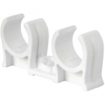 PLASTIC PIPE CLIP 22MM OPEN    DOUBLE OPD22 TALON