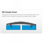 FLOOR TRIM 800MM CARPET COVER  55MM GOLD GCM8P CENTURION