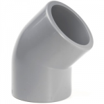 ABS 45 DEG ELBOW 1"
