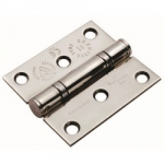 BUTT HINGE BALL BEARING        STAINLESS BRASS 75MM