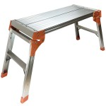 ALUMINIUM WORKSTAND STEP UP    PLATFORM  760LX300WX500H 150KG