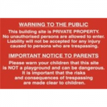 SIGN BUILDING SITE 600 X 400MM