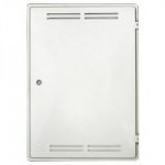 GAS METER BOX WHITE RECESSED (VENTED)