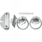 GATE LATCH SET MORTICE GALV