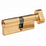 EURO PROFILE DOUBLE CYLINDER    LOCK & TURN BRASS B3535B-TT