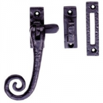 CASEMENT FASTENER CURLY TAIL   ANTIQUE BLACK LF5542