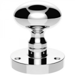 DOOR KNOB MORTICE MUSHROOM     52MM CHROME M35CP