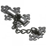 DOOR SECURITY CHAIN ANTIQUE    BLACK 2967 KIRKPATRICK