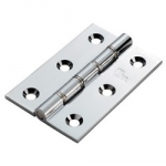 BUTT HINGE DOUBLE SS WASHERED  CHROME PLATED 100MM HDSSW5CP