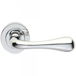 LEVER ON ROUND ROSE STELLA     CHROME PLATED AQ1CP