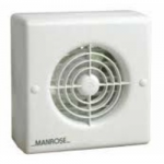 EXTRACTOR FAN C/W HUMIDISTAT   4" MANROSE XF100MHPB