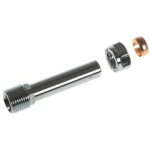 RADIATOR VALVE EXTENSION 60MM CHROME CUT TO SIZE RTEP60