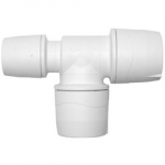 REDUCING TEE 22MM X 15MM X     22MM WHITE MAX1422 POLYMAX