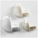 TILE EDGE CORNER WHITE 9.5MM NDE655