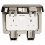 WEATHERPROOF 13A  2 GANG       SWITCH SOCKET WP22 NEXUS