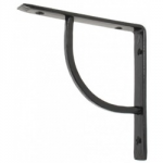 SHELF BRACKET PLAIN BLACK      6" X 6" 83780 ANVIL