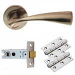 LEVER ON ROSE LATCH PACK       SINTRA GK007SN/INTB CARLISLE