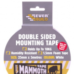 DOUBLE SIDED MIRROR TAPE       25MM X 5M EVERBUILD