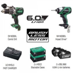 18V COMBI & IMPACT DRILL 2X6AH LI BRUSHLESS KC18DPLJA HIKOKI