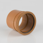 DRAIN PIPE SINGLE SOCKET COUPLER 110MM B5011 BRETT
