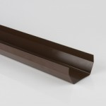 GUTTER RECT 114MM 4M BROWN     BR052BR BRETT