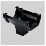 RUNNING OUTLET RECT 114MM      BLACK BR055B BRETT