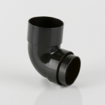 DOWNPIPE BEND 92DEG 68MM BLACK BR208B BRETT