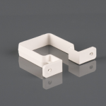 SQUARE PIPE BRACKET 65MM WHITE BR507W BRETT