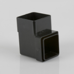 SQUARE PIPE BEND 92DEG 65MM    BLACK BR508 BRETT