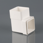 SQUARE PIPE BEND 92DEG 65MM    WHITE BR508W BRETT