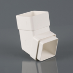 SQUARE PIPE BEND 112DEG 65MM   WHITE BR509W BRETT