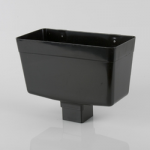 SQUARE PIPE HOPPER HEAD 65MM   BLACK BR511B BRETT