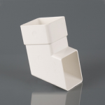 SQUARE DOWNPIPE SHOE 65MM      WHITE BR516W BRETT