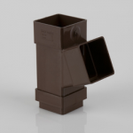 SQUARE PIPE BRANCH 112DEG 65MM BROWN BR518BR BRETT