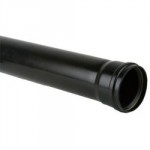 SOIL PIPE CI PVC STYLE 110MM   2.5M BS413CI BLACK BRETT