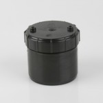 SOIL ACCESS CAP 110MM BLACK    BS431B BRETT